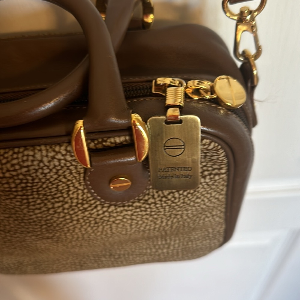 Borbonese Suede/Leather Mint Condition Shoulder B… - image 3